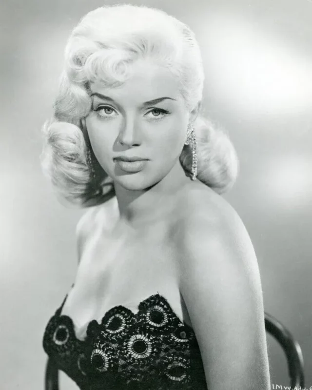 Diana Dors measurements bio height weight shoe and bra size.webp